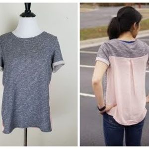 Market & Spruce Xander Sheer Back Woven Swe